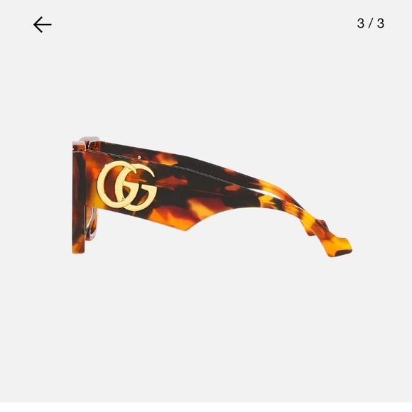 Gucci Tortoiseshell Square Sunglasses main image 4